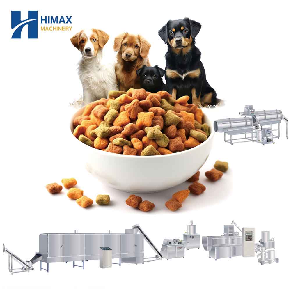 Core Filling Pet Dog food Production Line Extruder Machine